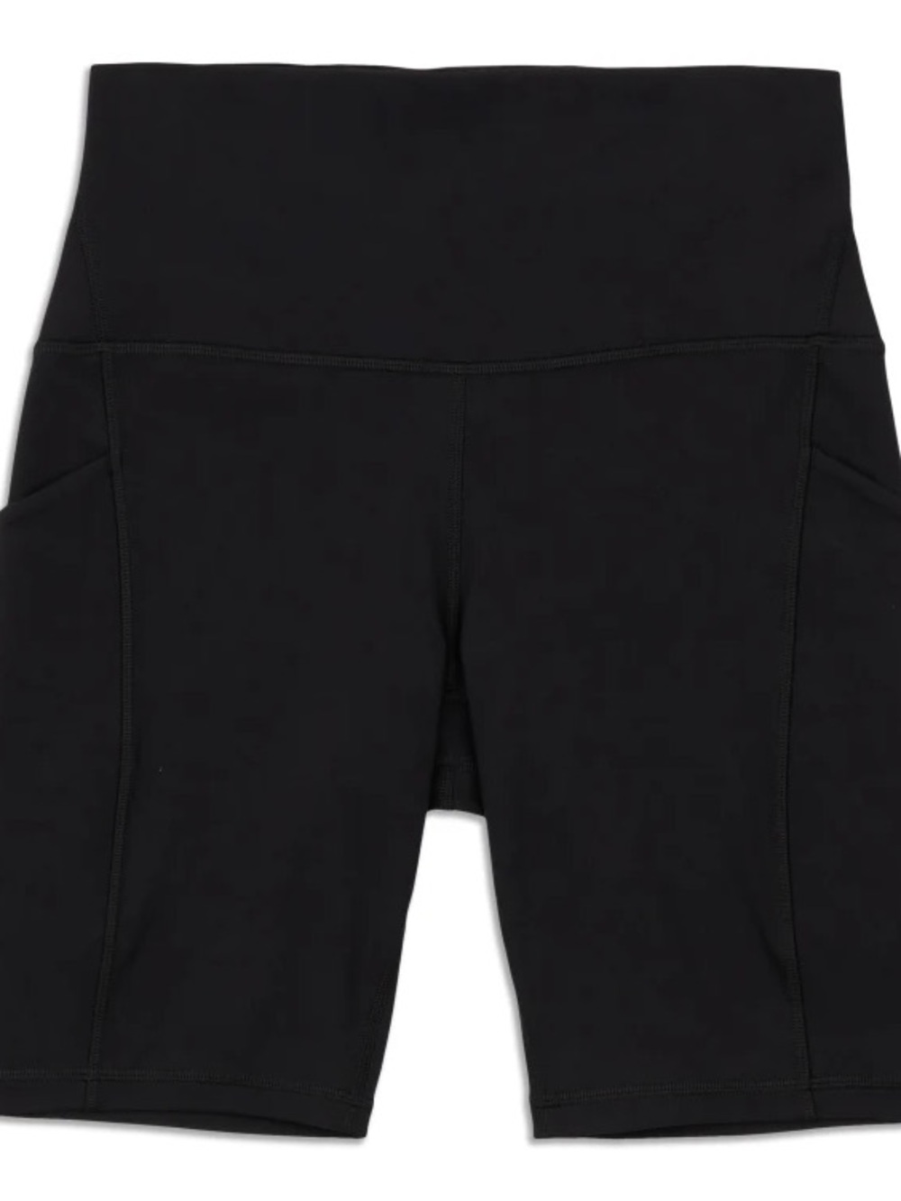 Lululemon Black Align High-Rise 6” Biker Shorts with Pockets size 10 - Picture 2 of 4